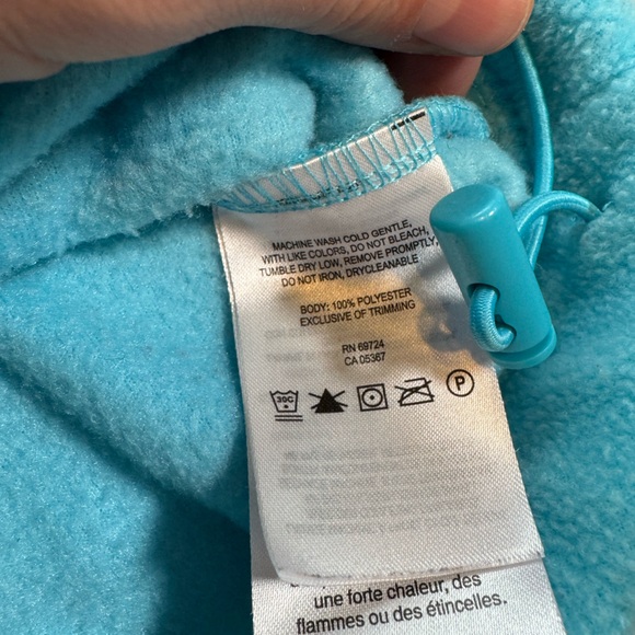 Columbia Like-New Aqua Plush Women’s Fleece Zip Jacket - Picture 4 of 8